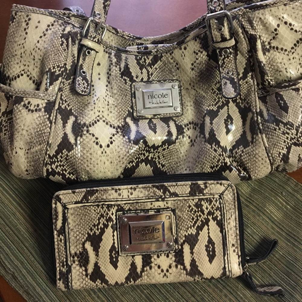 Nicole by Nicole Miller purse and wallet